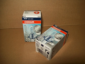   H7 OSRAM 55 Silverstar2.0 +60%