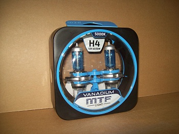   H4 MTF 60/55 Vanadium 5000K E-Box