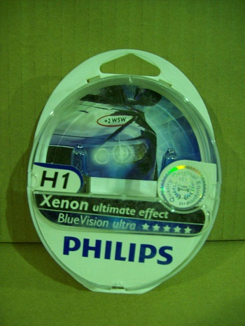   H1 PHILIPS 55 Blue Vision Ultra 4000K E-Box